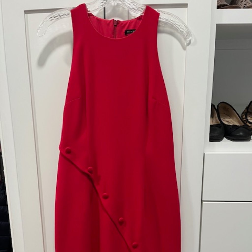 Black Halo Fuschia Asymmetrical Dress - Size 6